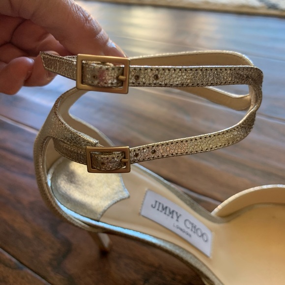 Jimmy Choo Lane d'Orsay Sandal 7.5US / 37.5EU
CHAMPAGNE - Picture 10 of 11